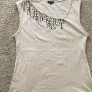 Nanette Lepore Beaded Top Size L
